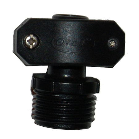 Rugg Rugg 3/4 in. Plastic Threaded Male Hose Coupling W2E-PDQ